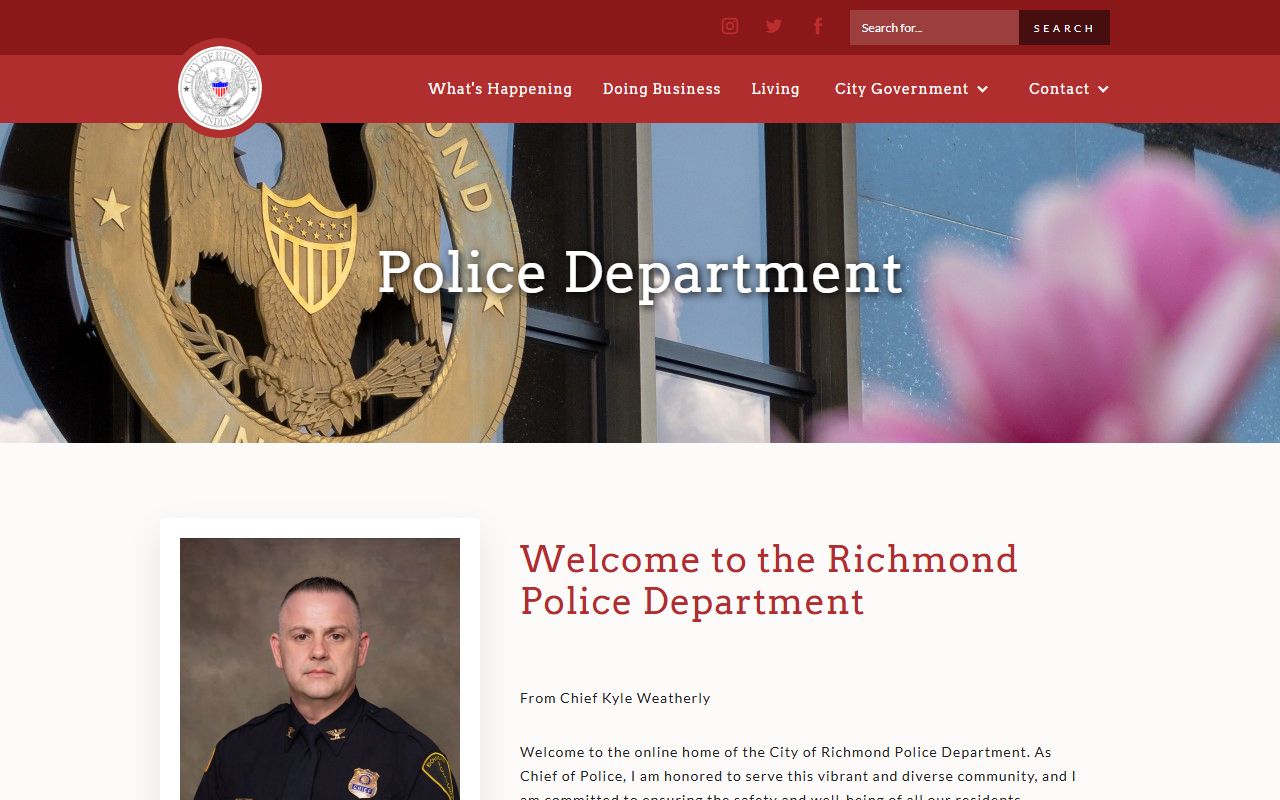 Richmond Indiana Police Department recent bookings