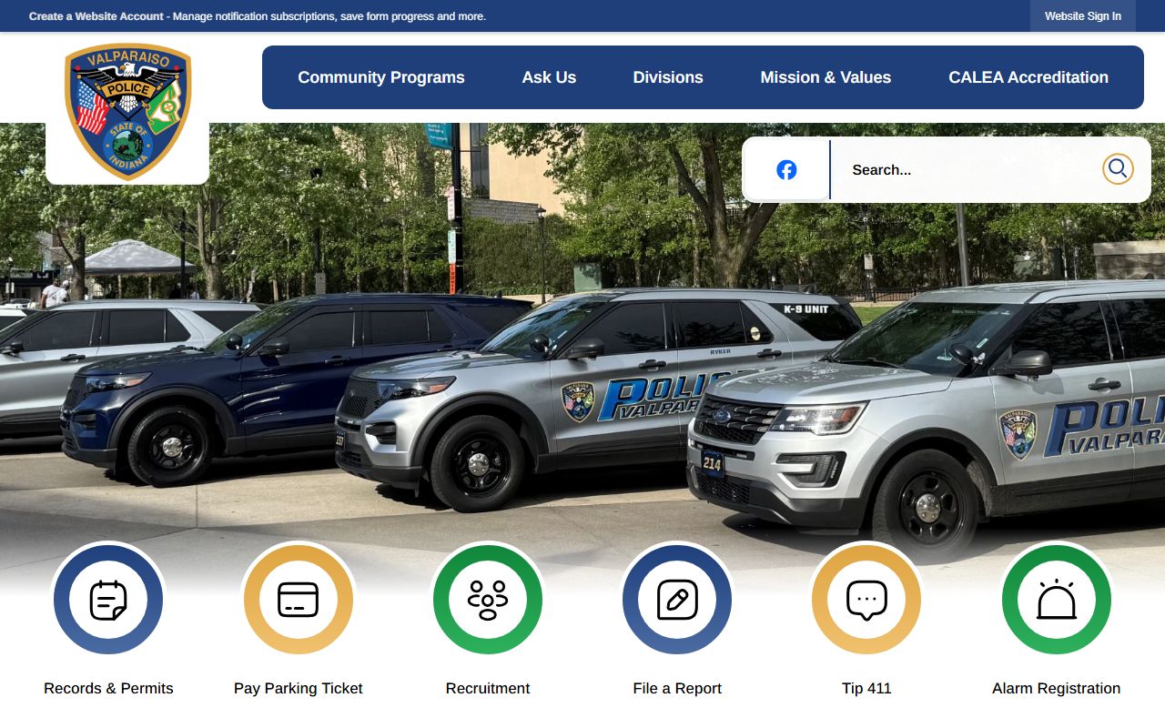 Valparaiso Indiana Police Department recent bookings