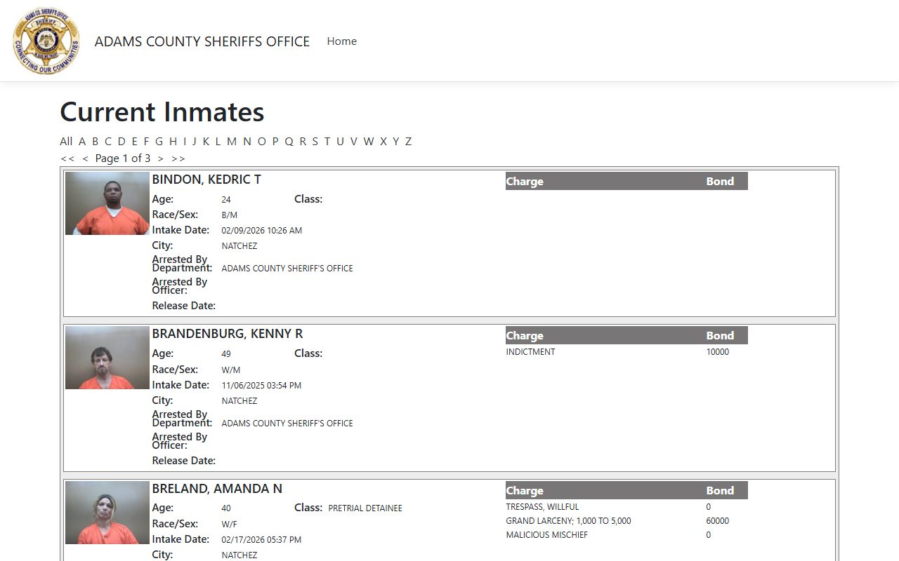 adams county isoms jail portal adams county recent bookings database