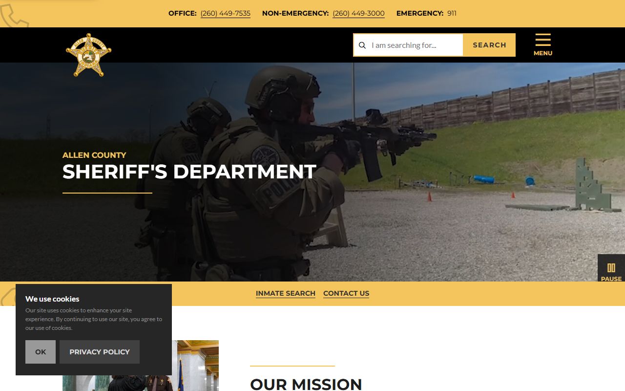 allen county sheriff office website allen county recent bookings