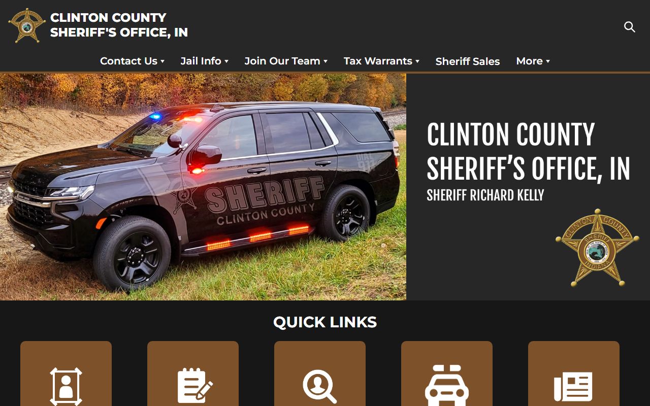 Clinton County Sheriff website