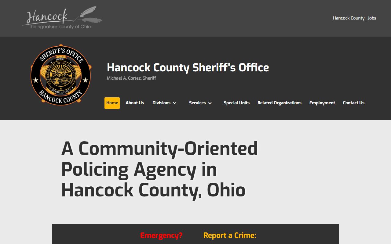 hancock county sheriff office website hancock county recent bookings