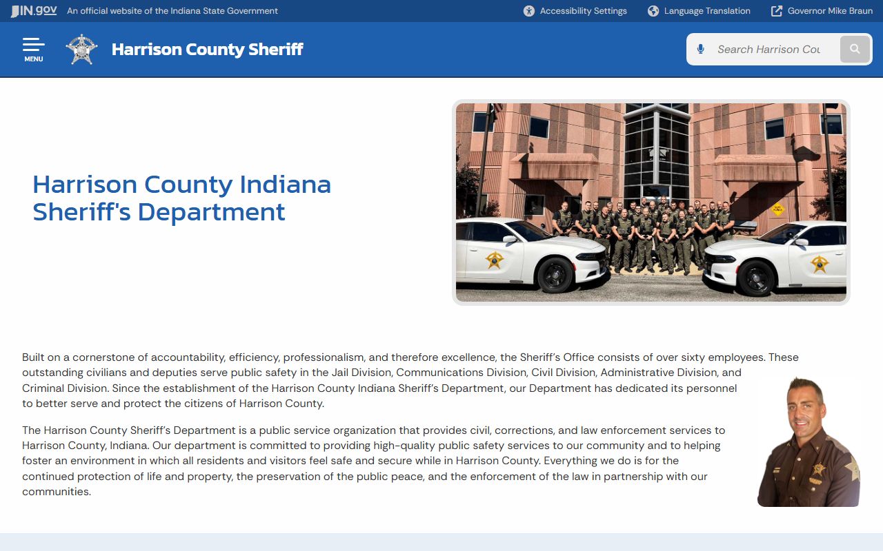 Harrison County Sheriff website Harrison County recent bookings