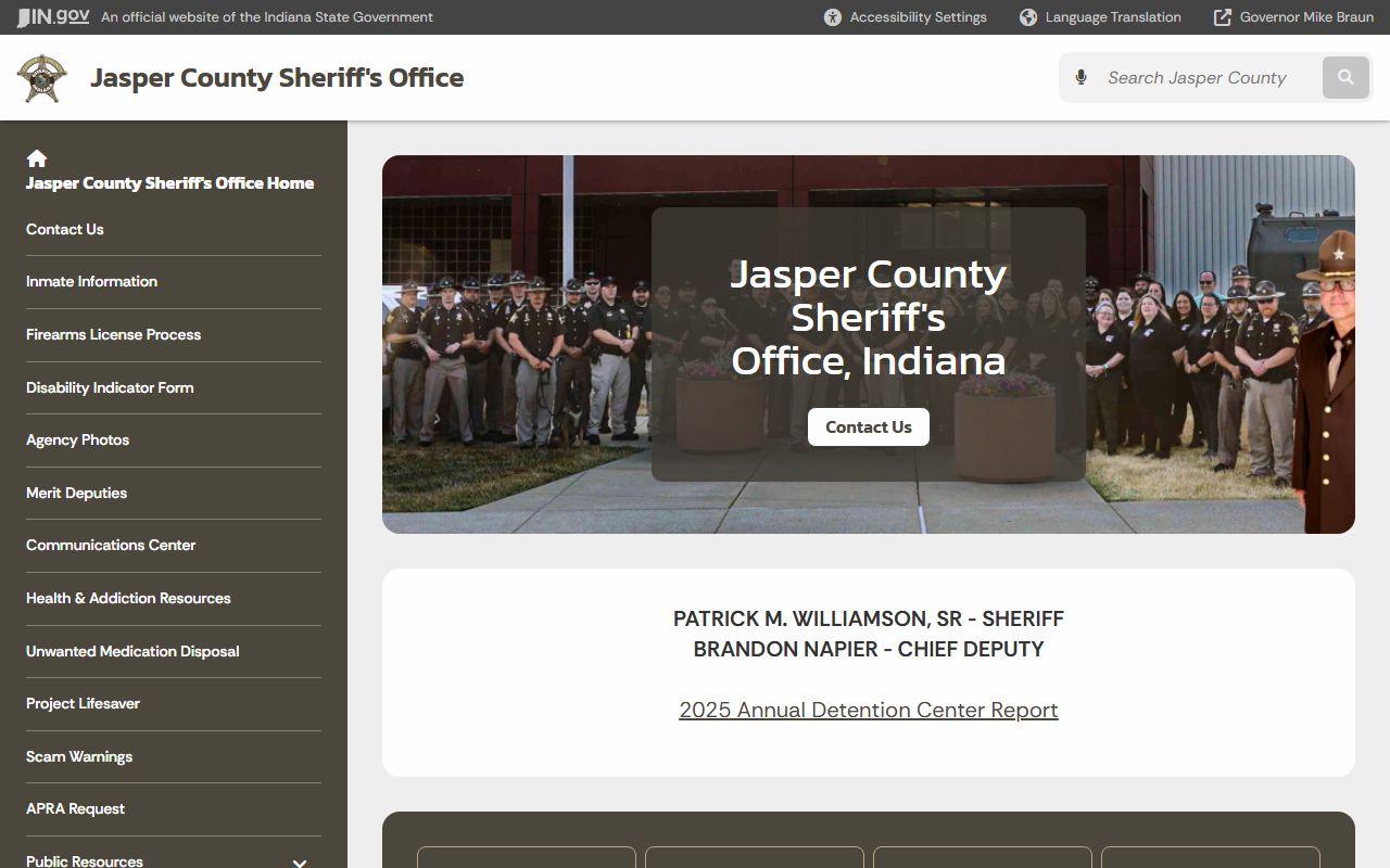 Jasper County Sheriff website Jasper County recent bookings