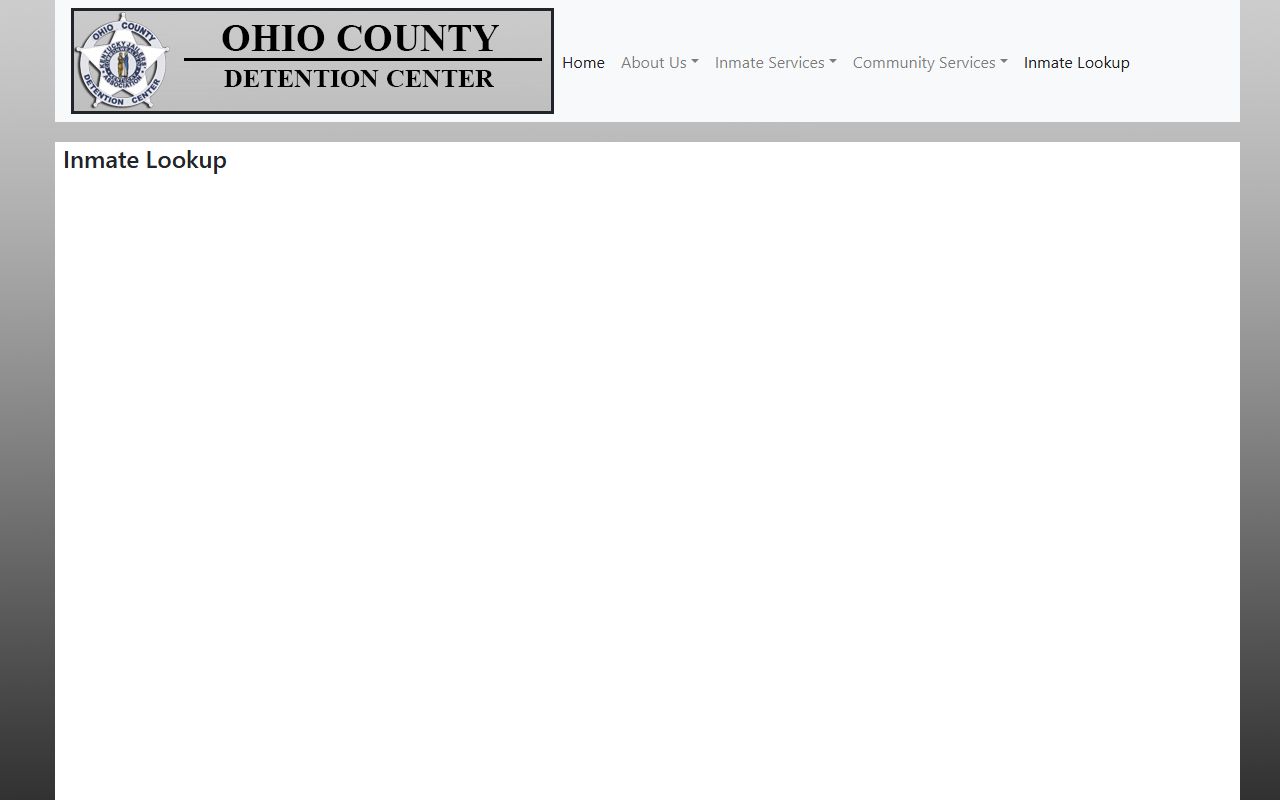 ohio county detention inmate roster database ohio county recent bookings