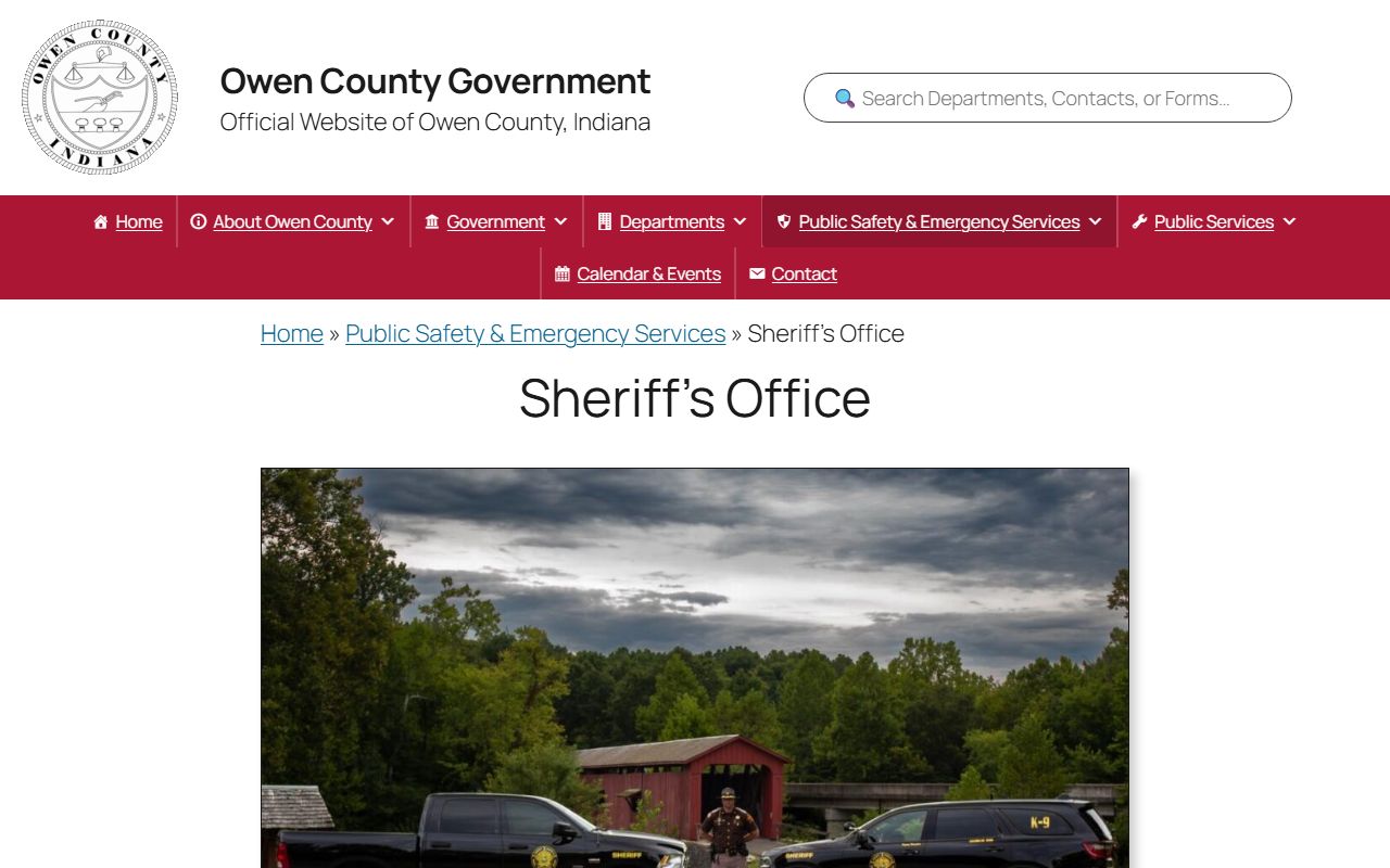 owen county sheriff office website owen county recent bookings spencer indiana