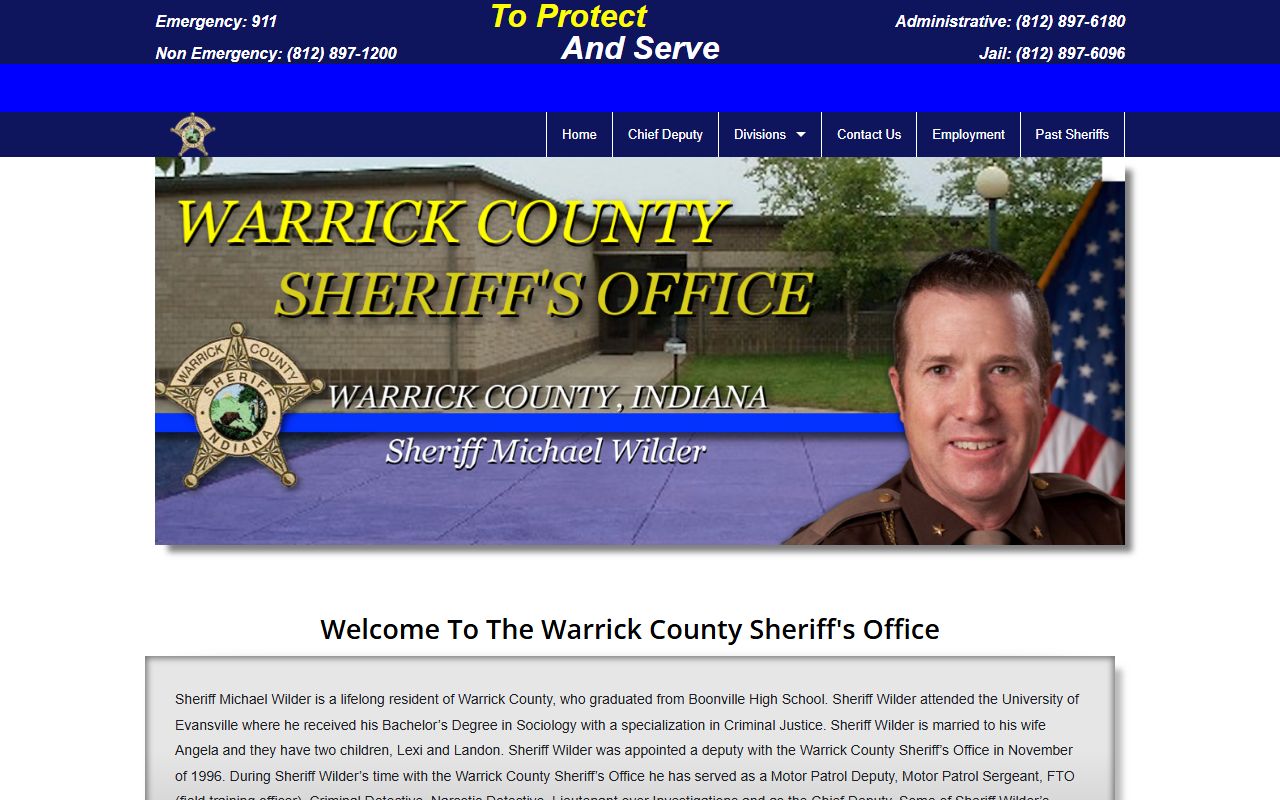 Warrick County Sheriff's Office Boonville Indiana recent bookings